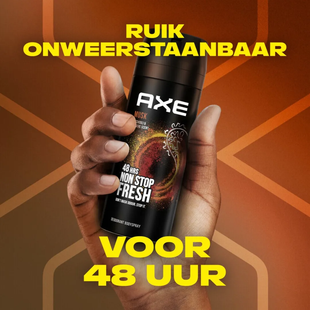 Axe Deodorant Bodyspray Musk Patchouli & Fougere 150ml