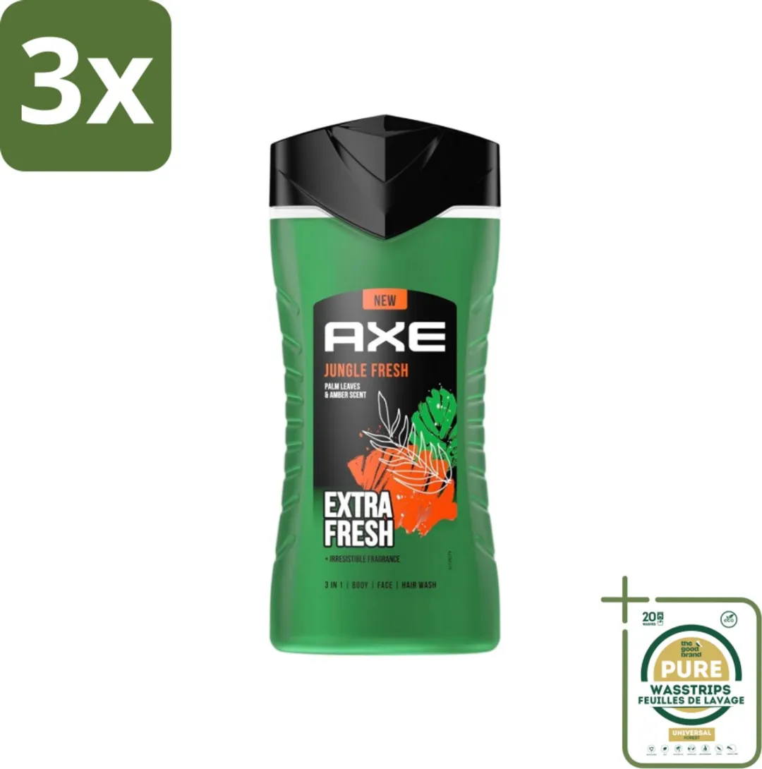 Axe Jungle Fresh 3-in-1 Douchegel 750ml