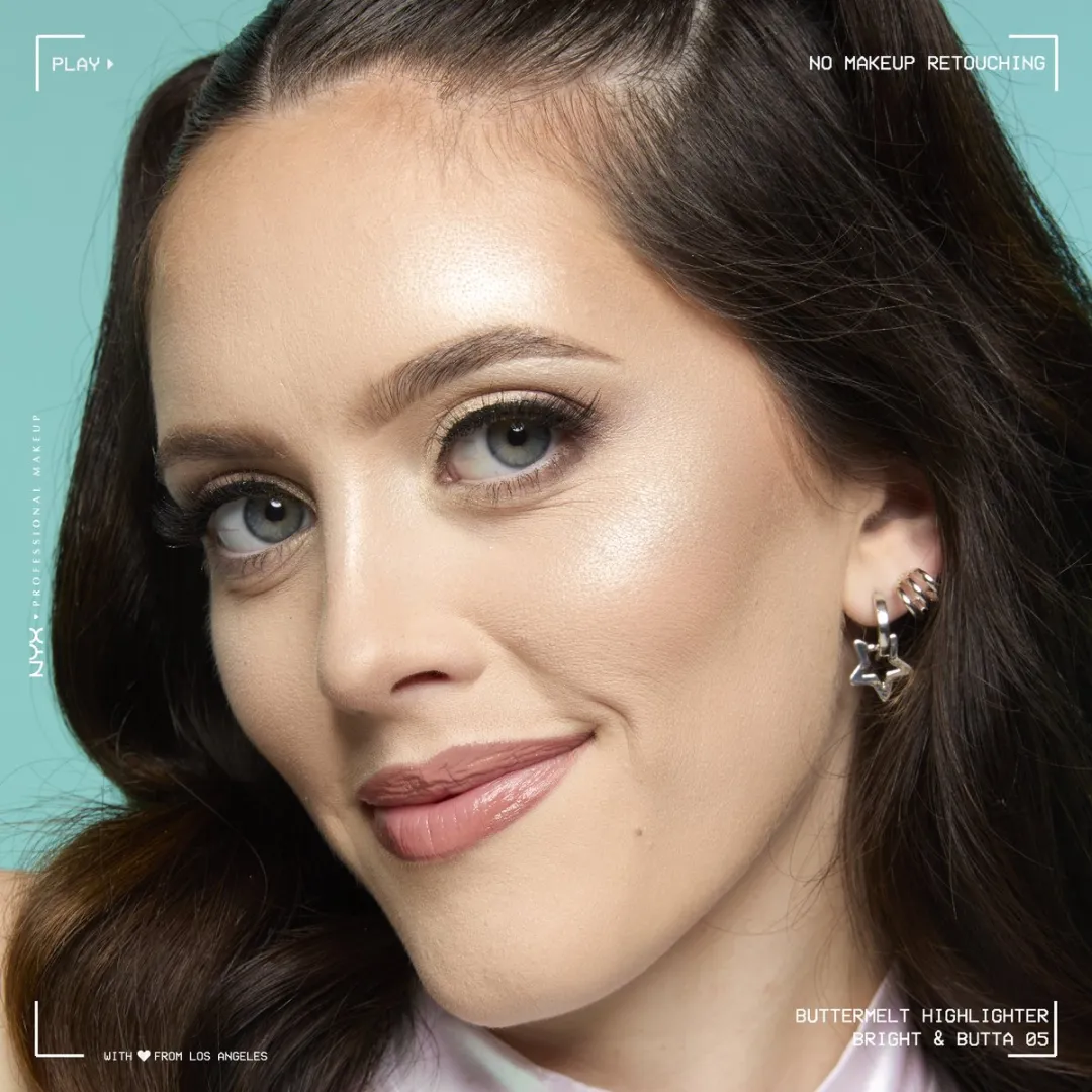 NYX Buttermelt Highlighter Bright And Butta 5g - afbeelding 6 van 6