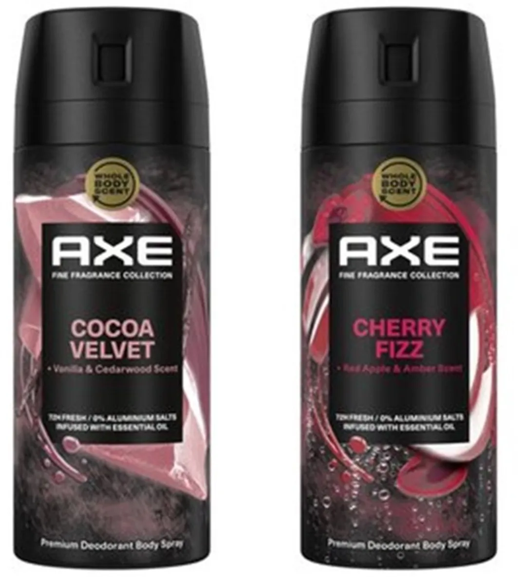 Axe Fine Fragrance Deo Spray Cherry Fizz & Cocoa Velvet