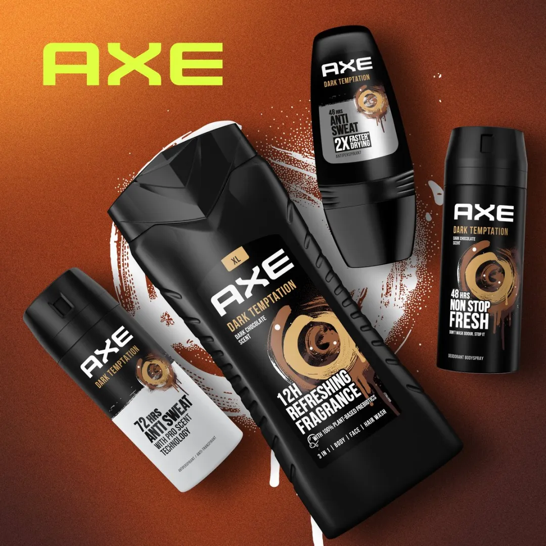 Axe Dark Temptation 3-in-1 Douchegel - 4x400ml