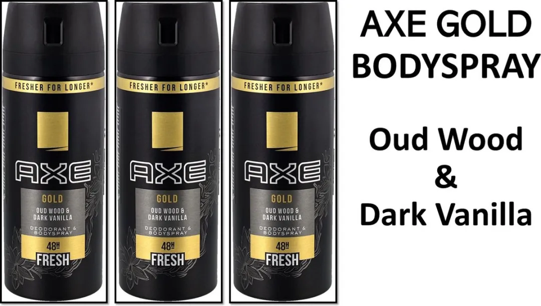 Axe Gold Deo Spray - 3 x 150ml