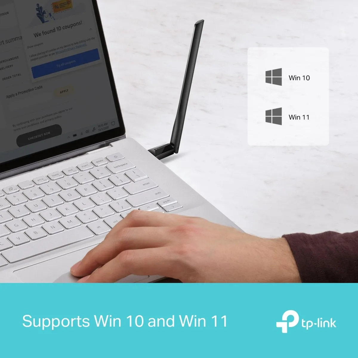 TP-Link Archer TX35U Plus WLAN Router - 4x Ethernet - Zwart - afbeelding 6 van 6