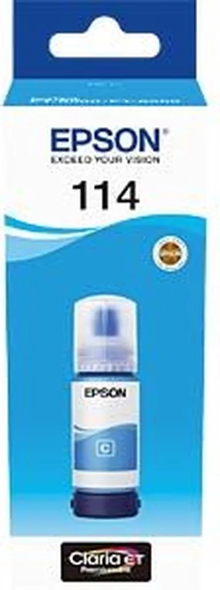 Epson 114 C13T07B240 Inktfles - Cyaan - 70ml