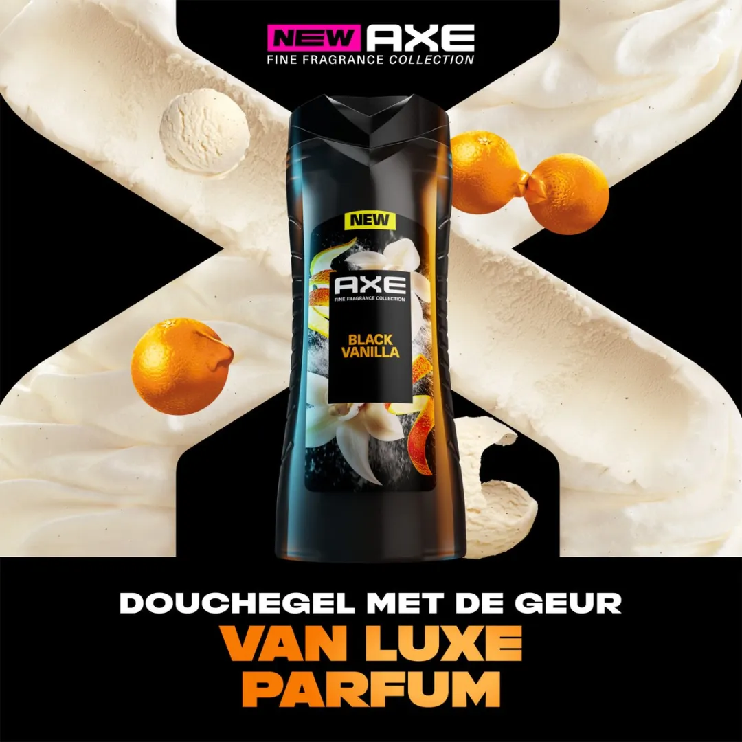 Axe Fine Fragrance Collection Black Vanilla Douchegel - 6x300ml