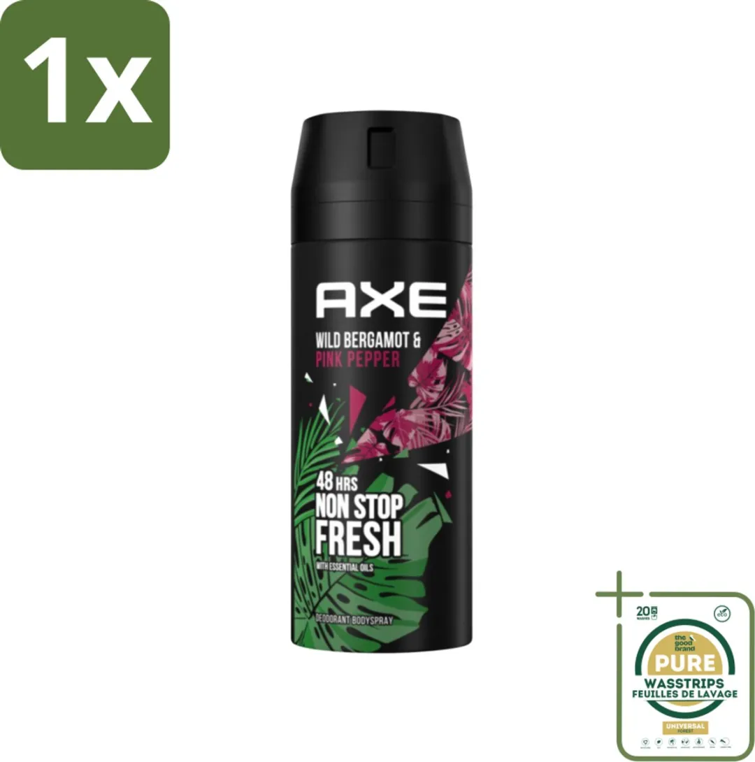 Axe Deodorant Bodyspray Wild Bergamot & Pink Pepper 150ml