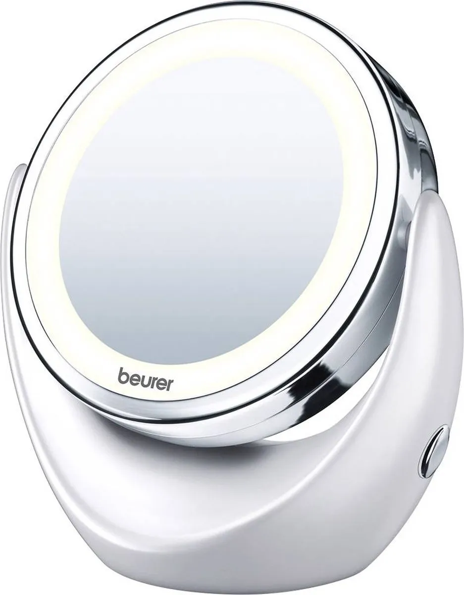 Beurer BS 49 Make-up Spiegel - Zilver - 5x Vergroting - LED rondom