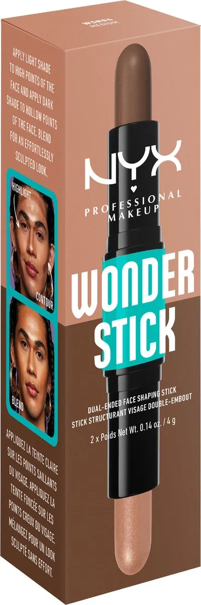 NYX Wonder Stick Dual Face Lift Medium - 8g