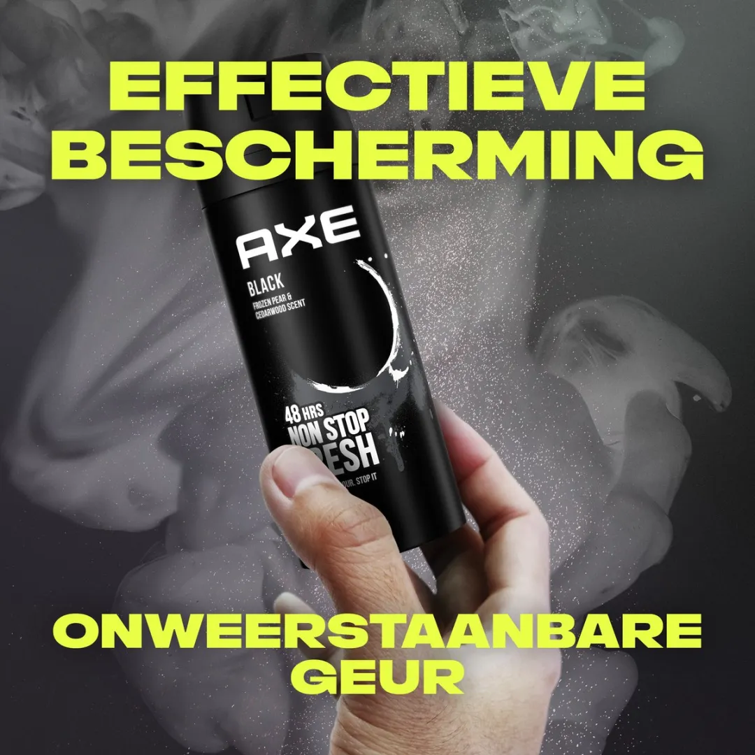 Axe Black Deodorant Bodyspray - 6x150ml