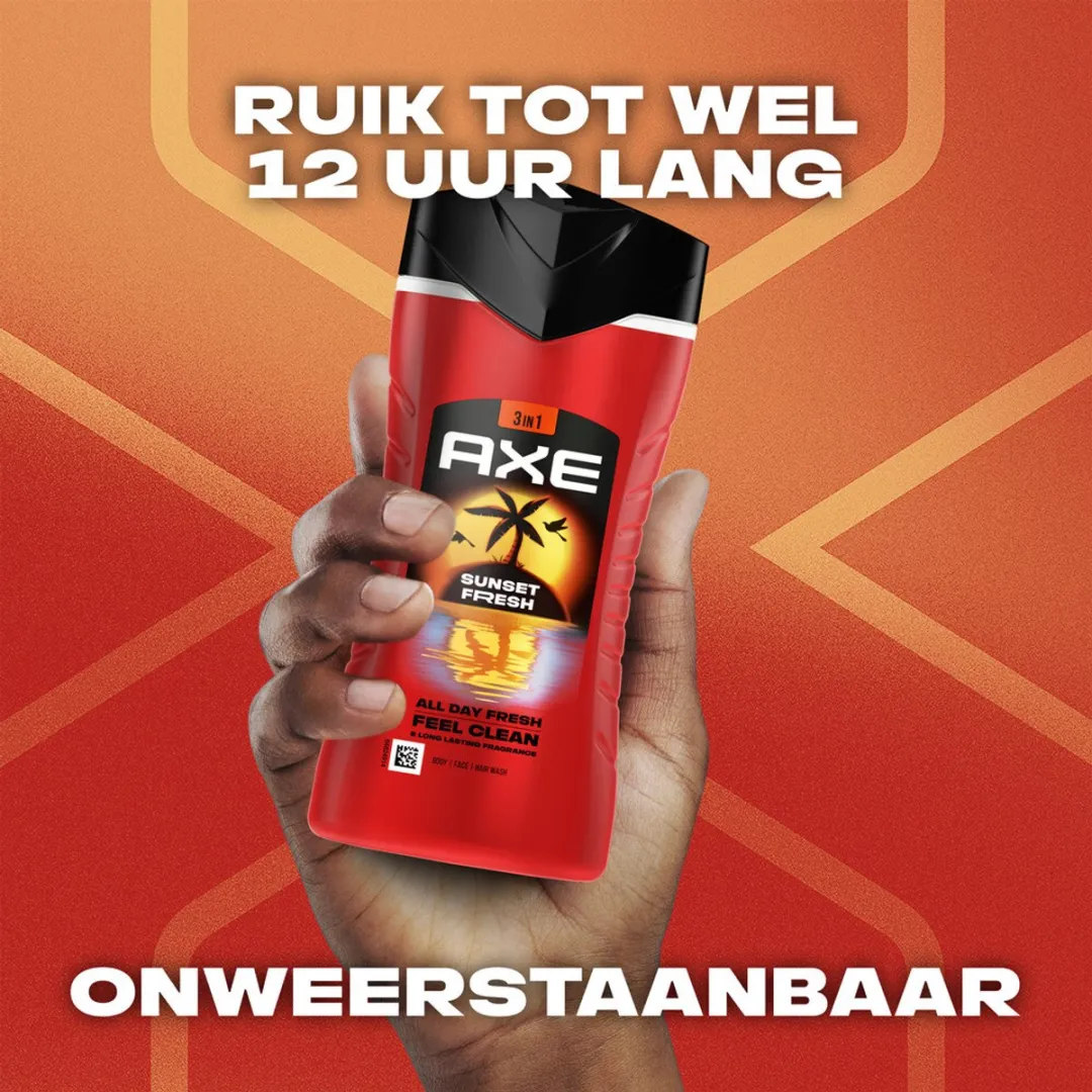 Axe Sunset Fresh 3-in-1 Douchegel 250ml - 25 Stuks