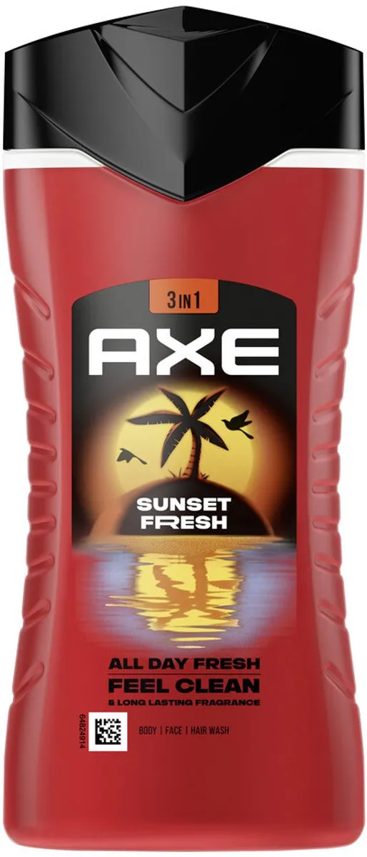 Axe Sunset Fresh 3-in-1 Douchegel 250ml - 25 Stuks