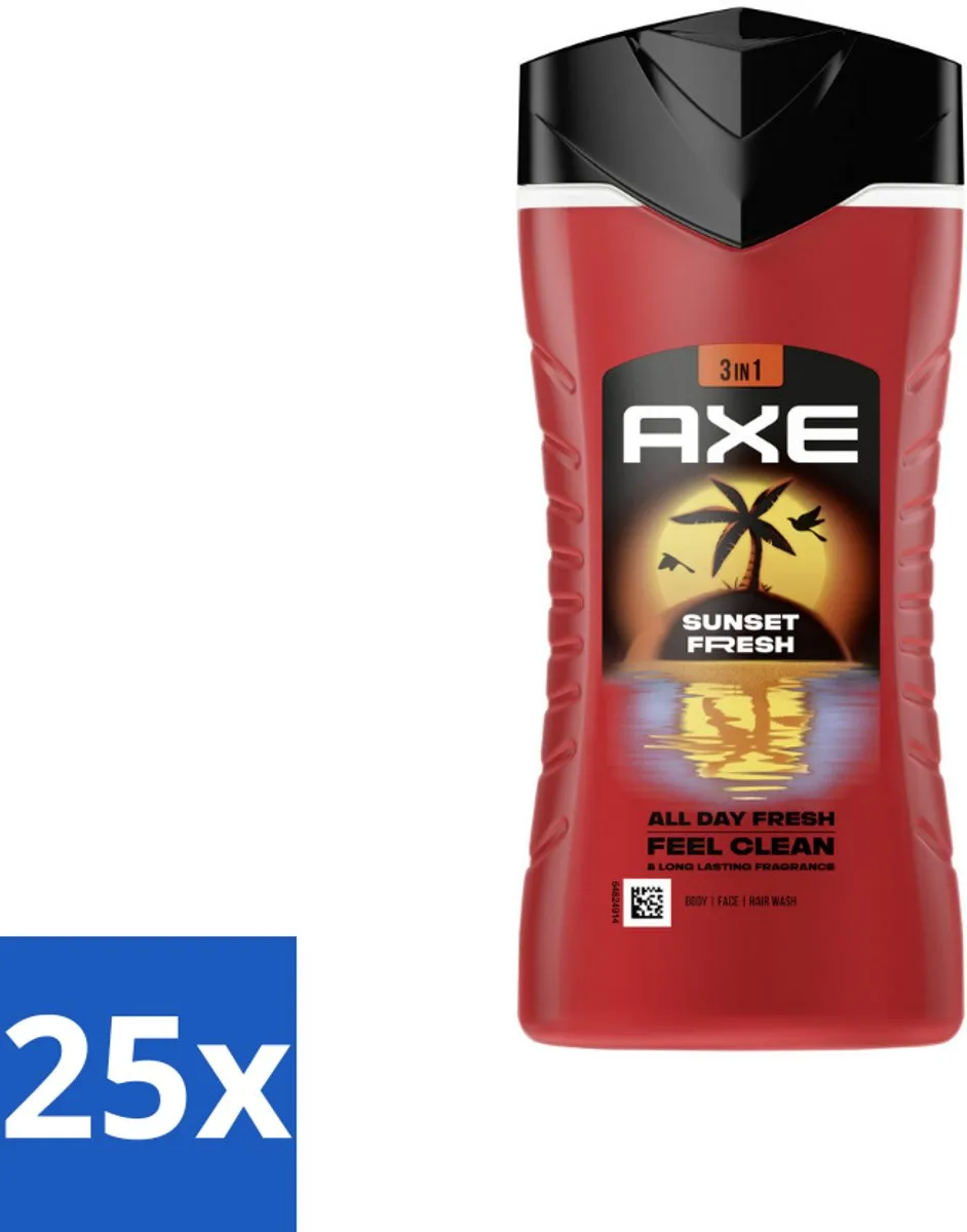 Axe Sunset Fresh 3-in-1 Douchegel 250ml