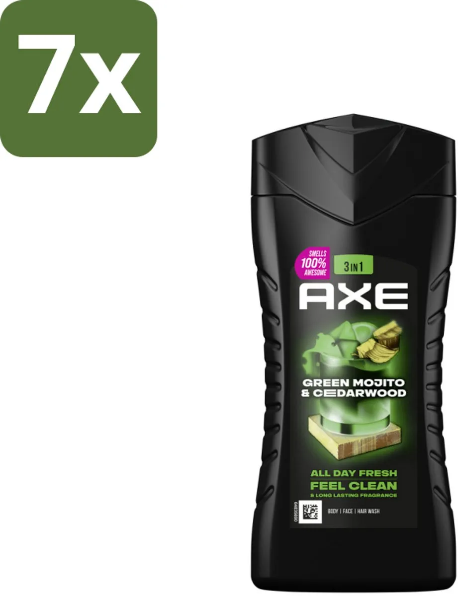 Axe 3-in-1 Douchegel Wild Mojito & Cedarwood 1750ml