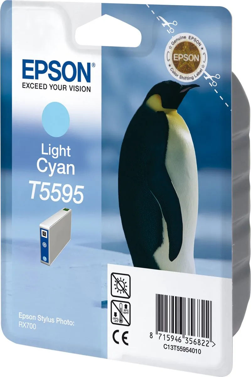 Epson T5595 Cyaan Inktcartridge 17ml