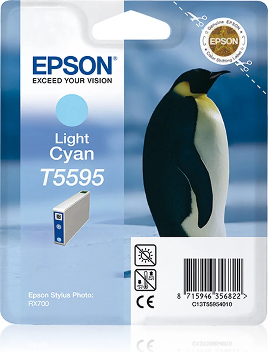 Epson T5595 Cyaan Inktcartridge 17ml
