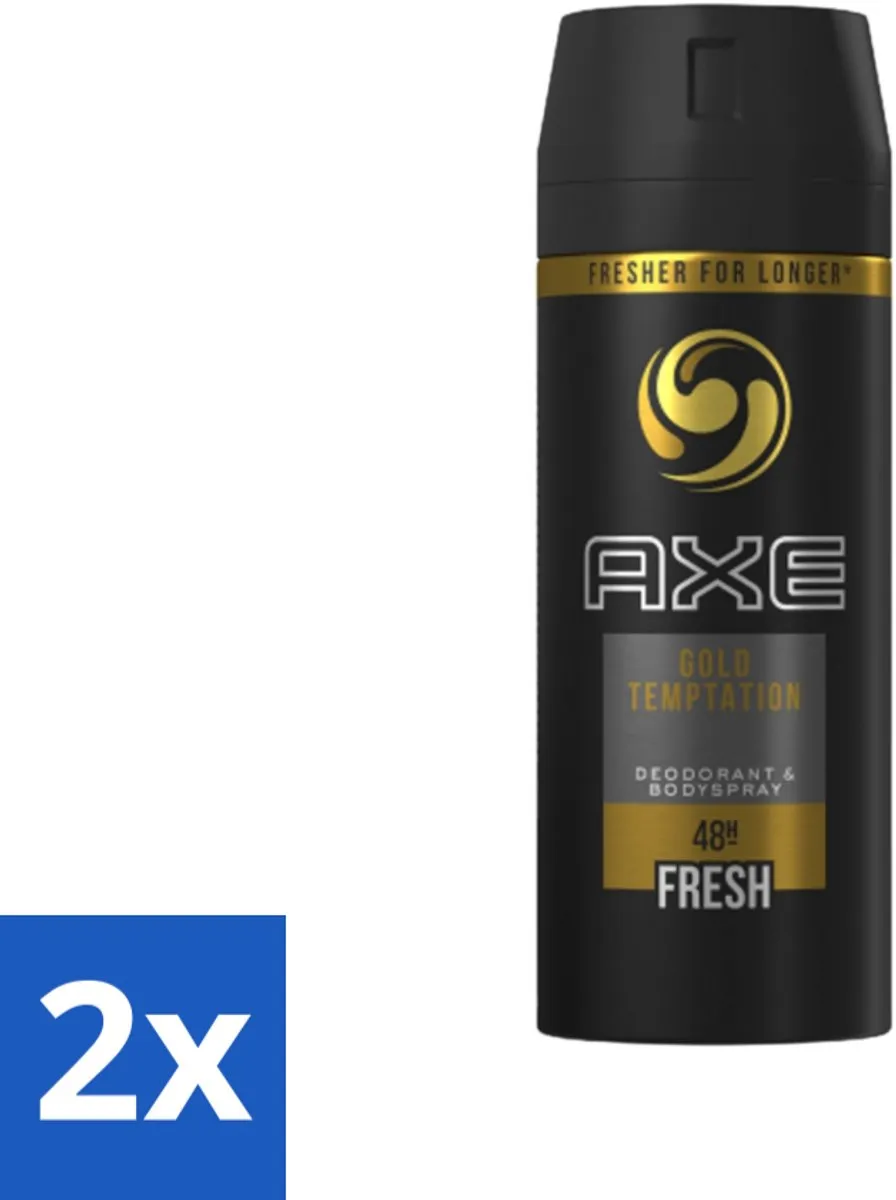 Axe Gold Temptation Bodyspray 300ml (2x150ml)