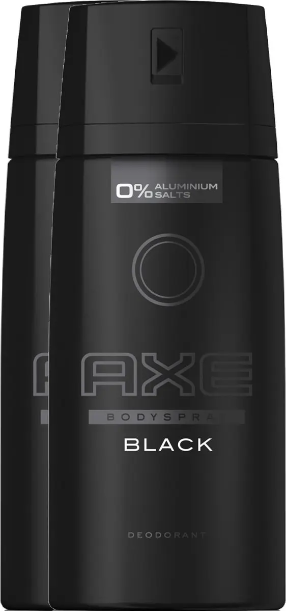 Axe Black Deodorant - 2x150ml