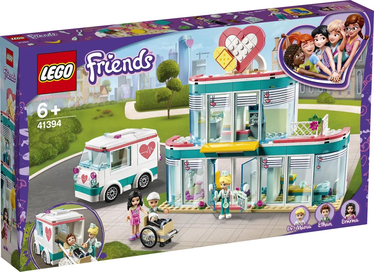 LEGO Friends Heartlake City Ziekenhuis 41394 - 379 Stukken