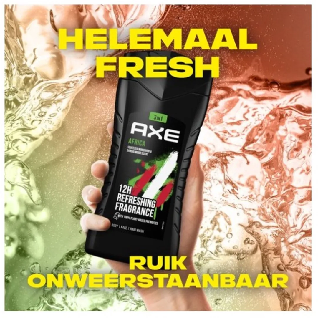 Axe Africa Douchegel - 2400ml (6x400ml)
