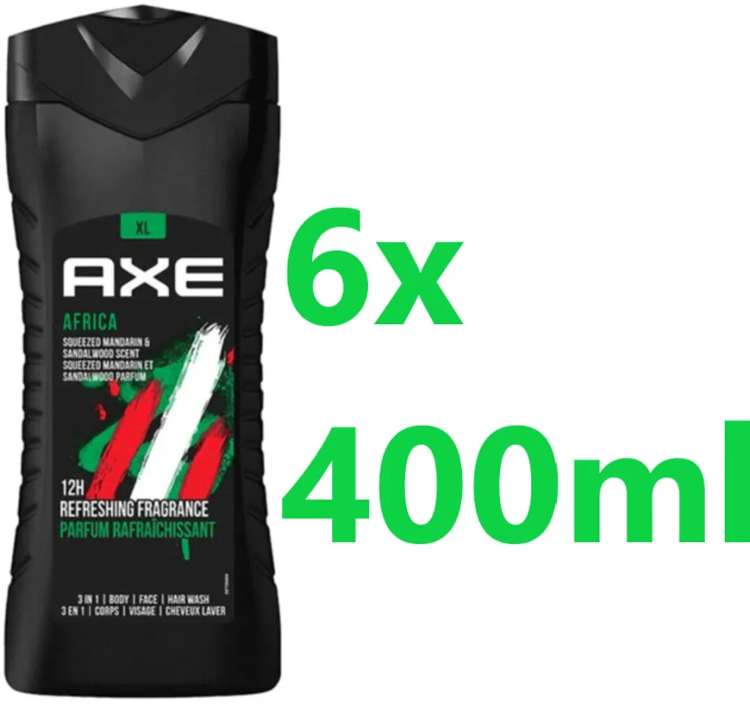 Axe Africa Douchegel - 2400ml (6x400ml) - afbeelding 6 van 6