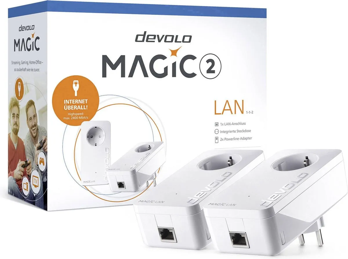 Devolo Magic 2 LAN 2400 Mbit/s Powerline Set