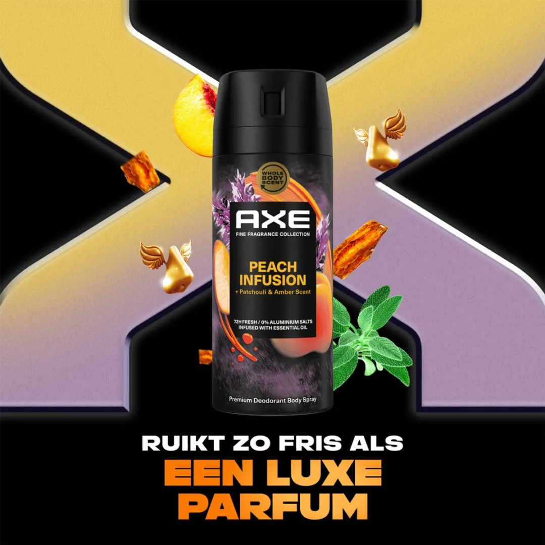 Axe Deodorant Bodyspray Peach Infusion 150ml