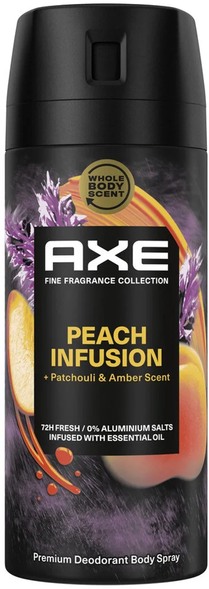 Axe Deodorant Bodyspray Peach Infusion 150ml