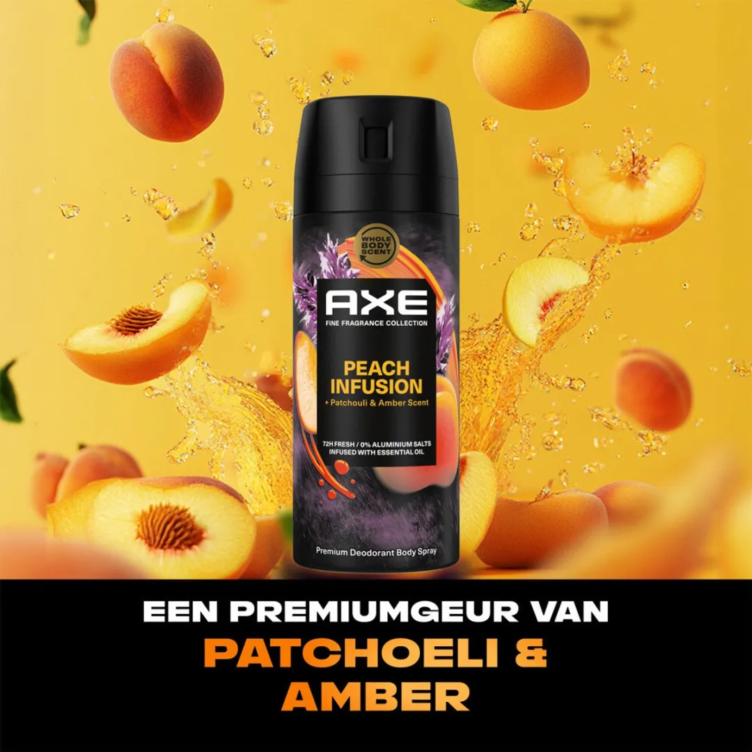 Axe Deodorant Bodyspray Peach Infusion 150ml