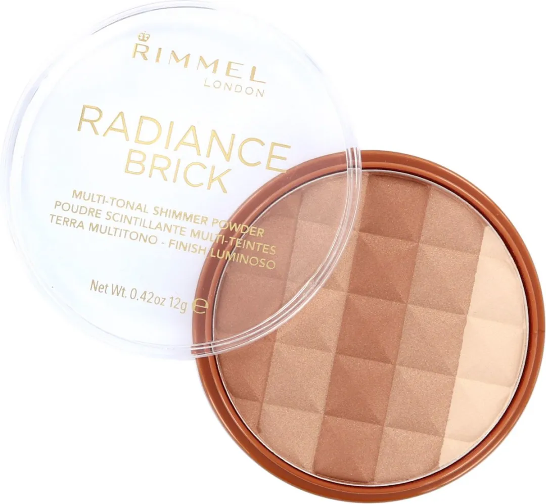 Rimmel London Radiance Brick Bronzer 12g - Licht - afbeelding 3 van 5