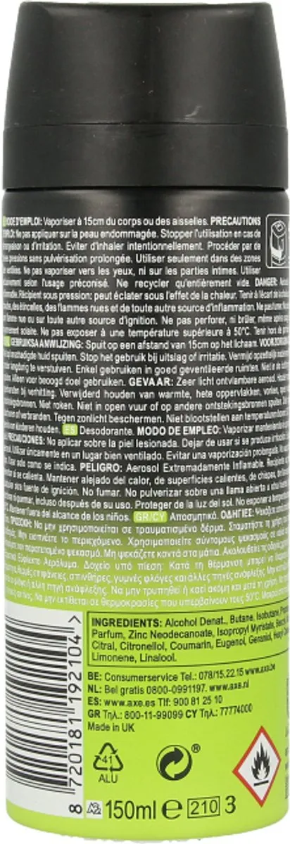 Axe Deodorant Spray Epic Fresh 150ml