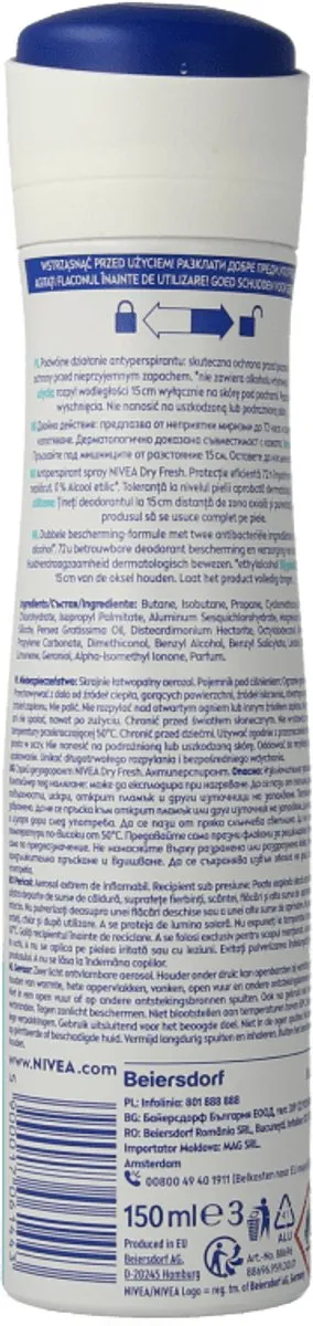 NIVEA Dry Fresh Anti-Transpirant 150ml