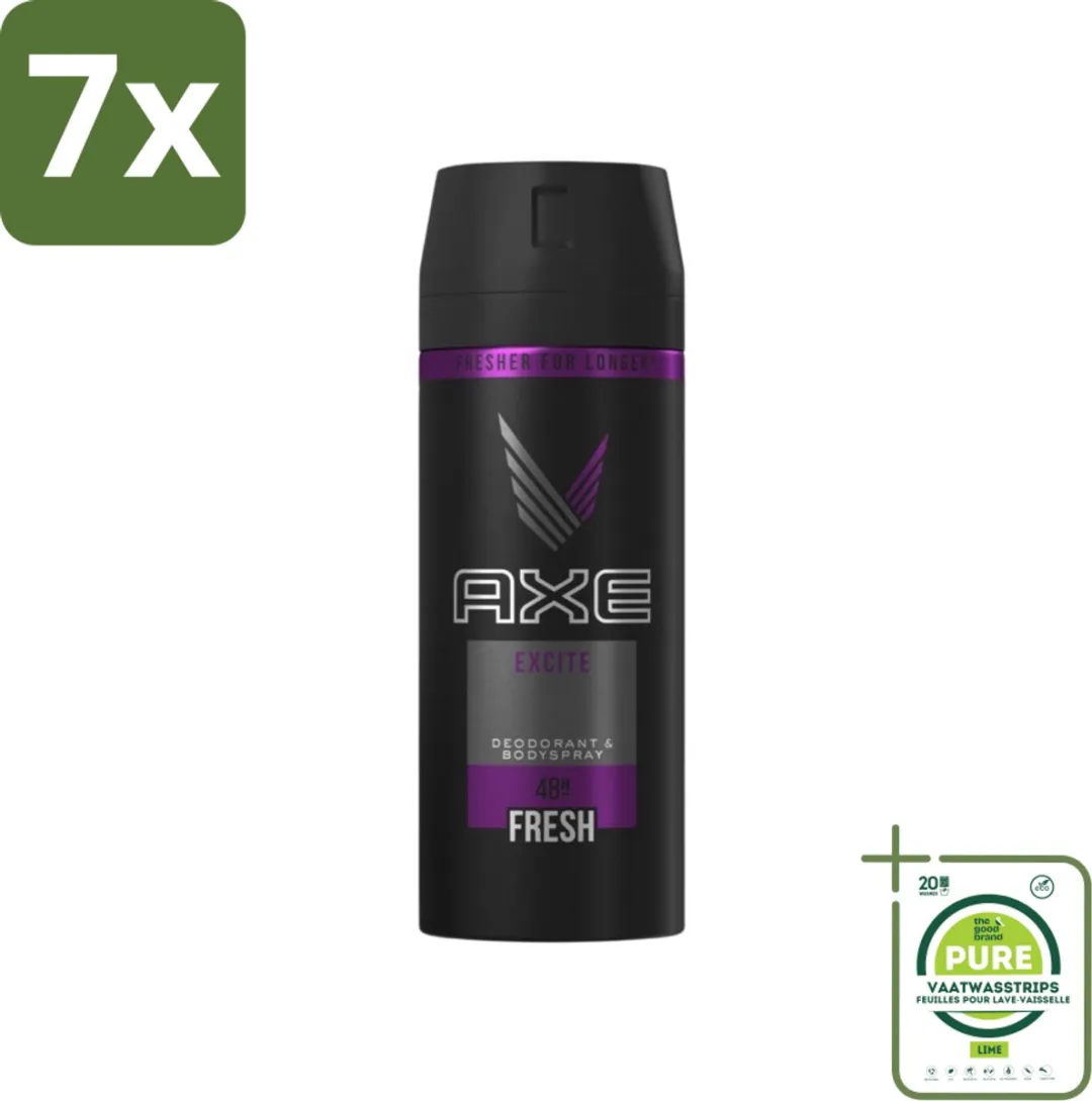 Axe Excite Bodyspray 1050ml (7x150ml)