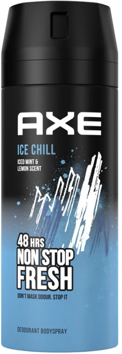 Axe Deodorant Bodyspray Ice Chill 150ml - 4 Stuks