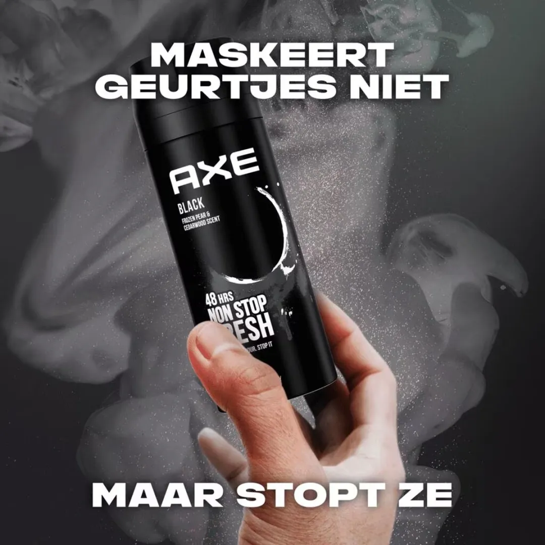 Axe Black Body Spray 150ml - 6 Stuks