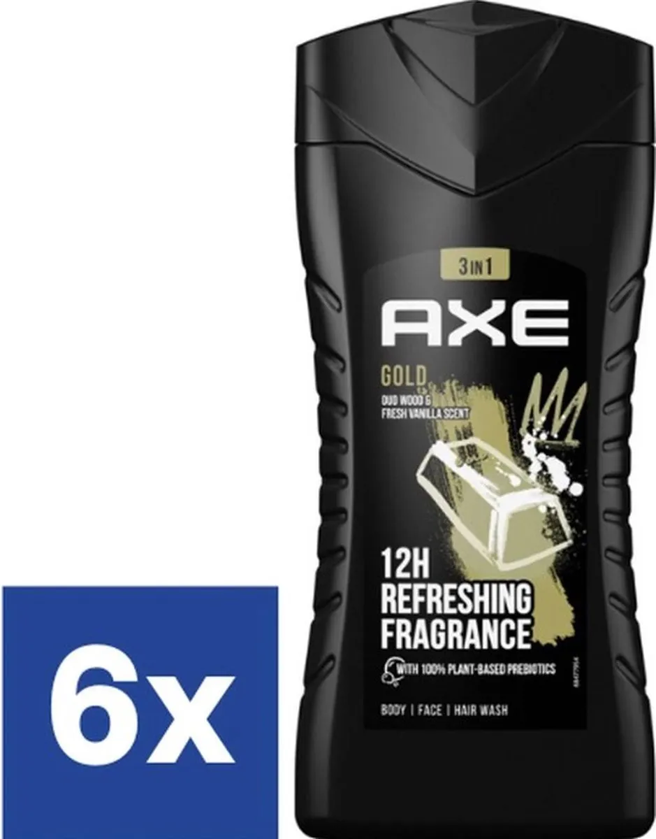 Axe Douchegel Gold 400ml - 6 Stuks