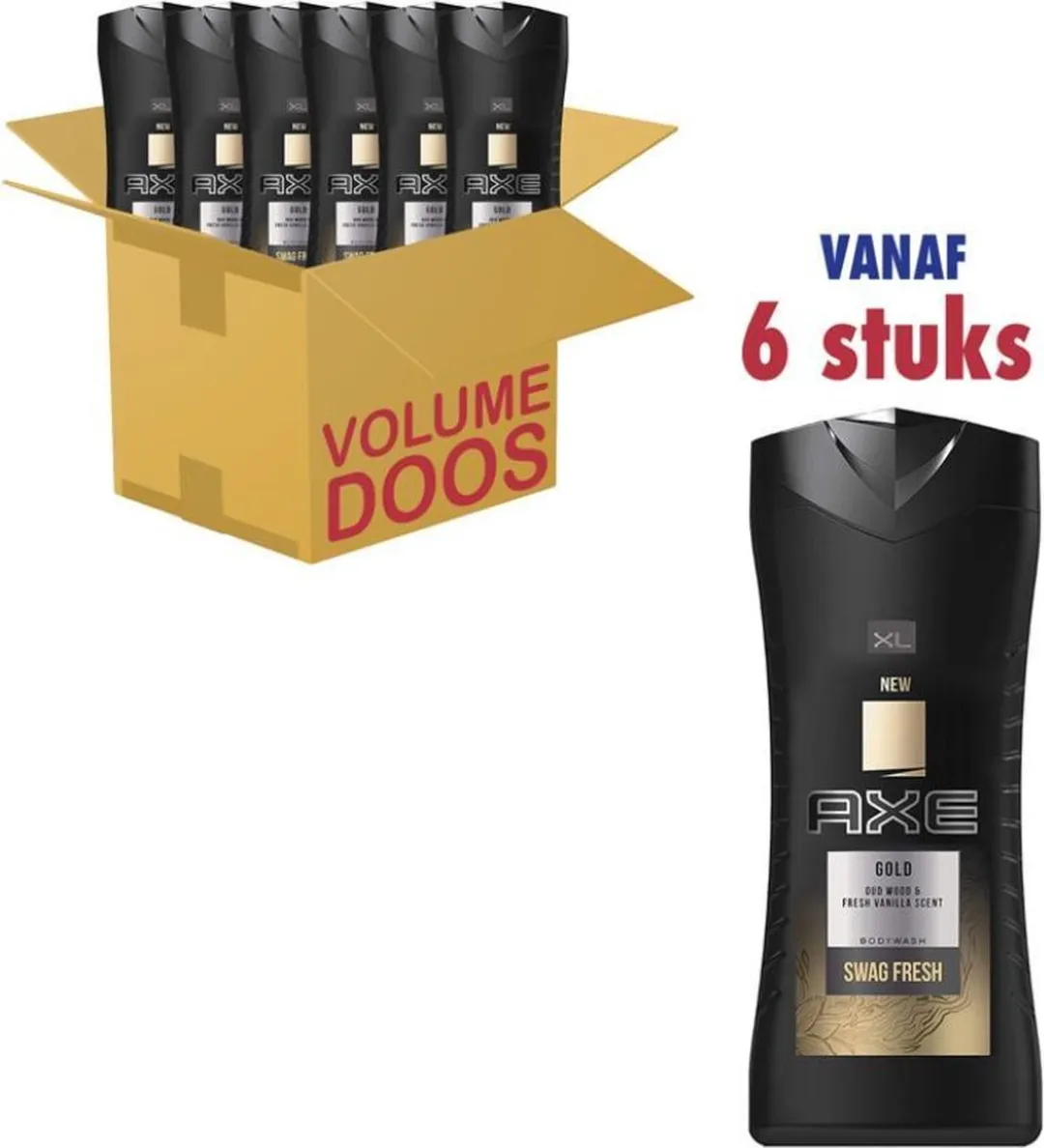 Axe Douchegel Gold 400ml - 6 Stuks