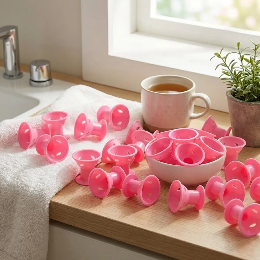 Nuvex Roze Haarkrullers Set 30 Stuks
