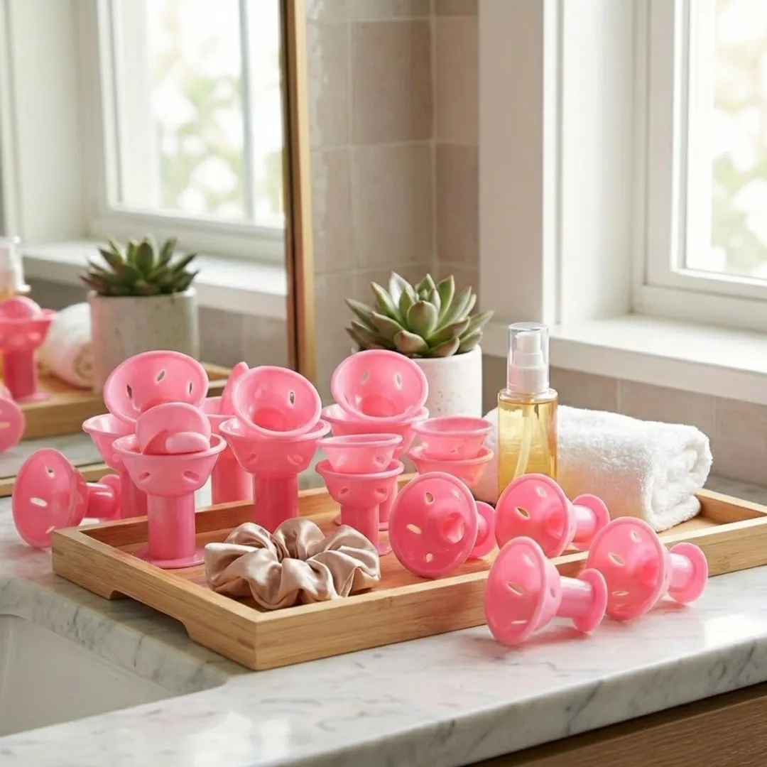 Nuvex Roze Haarkrullers Set 30 Stuks