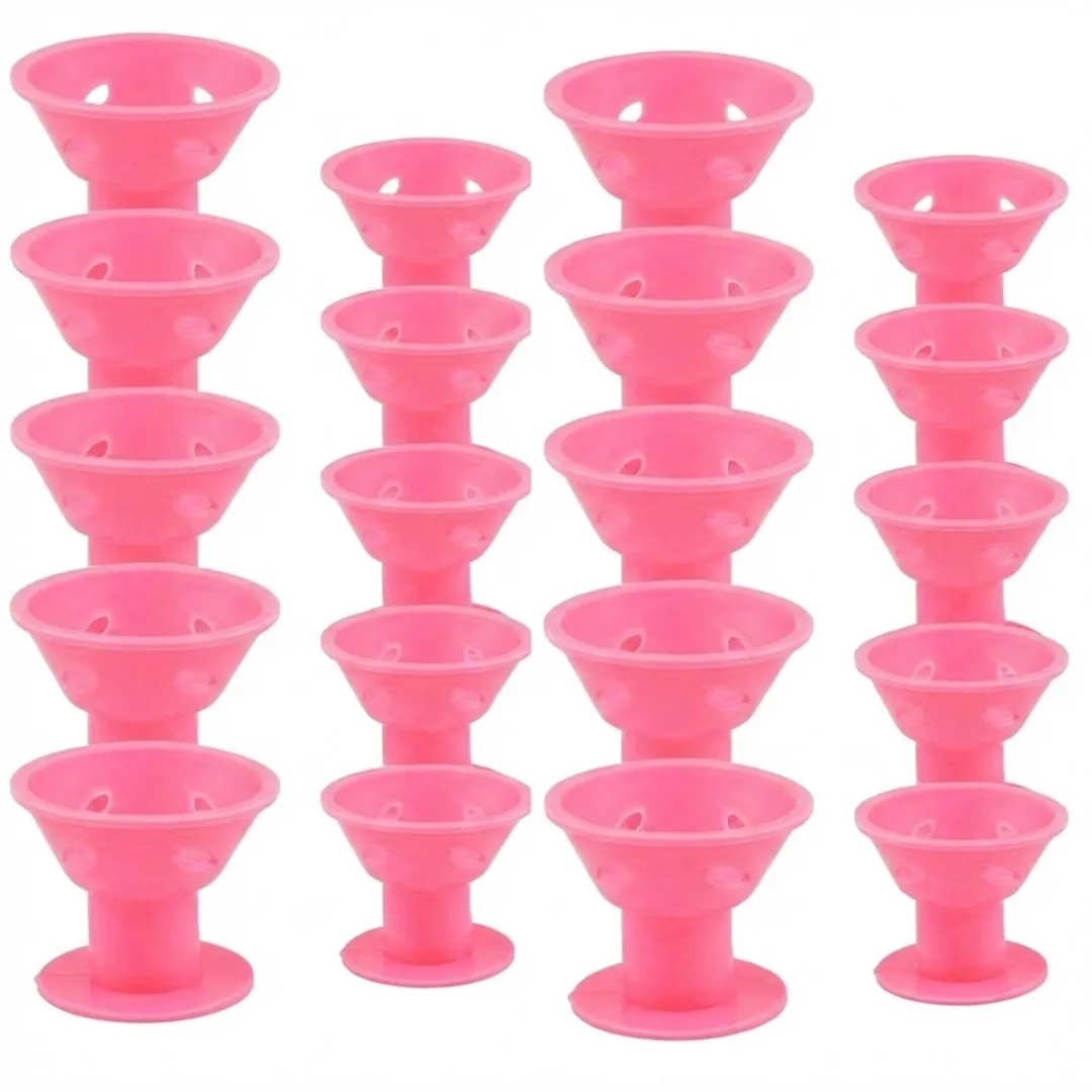 Nuvex Roze Haarkrullers Set 30 Stuks