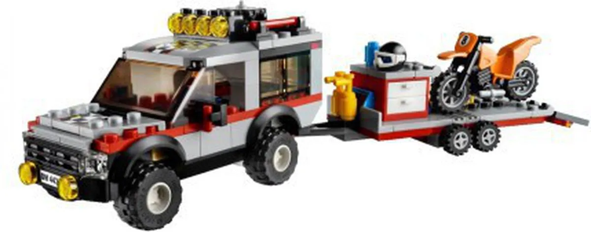 LEGO City Crossmotor Transport 4433 - 201 Stukken