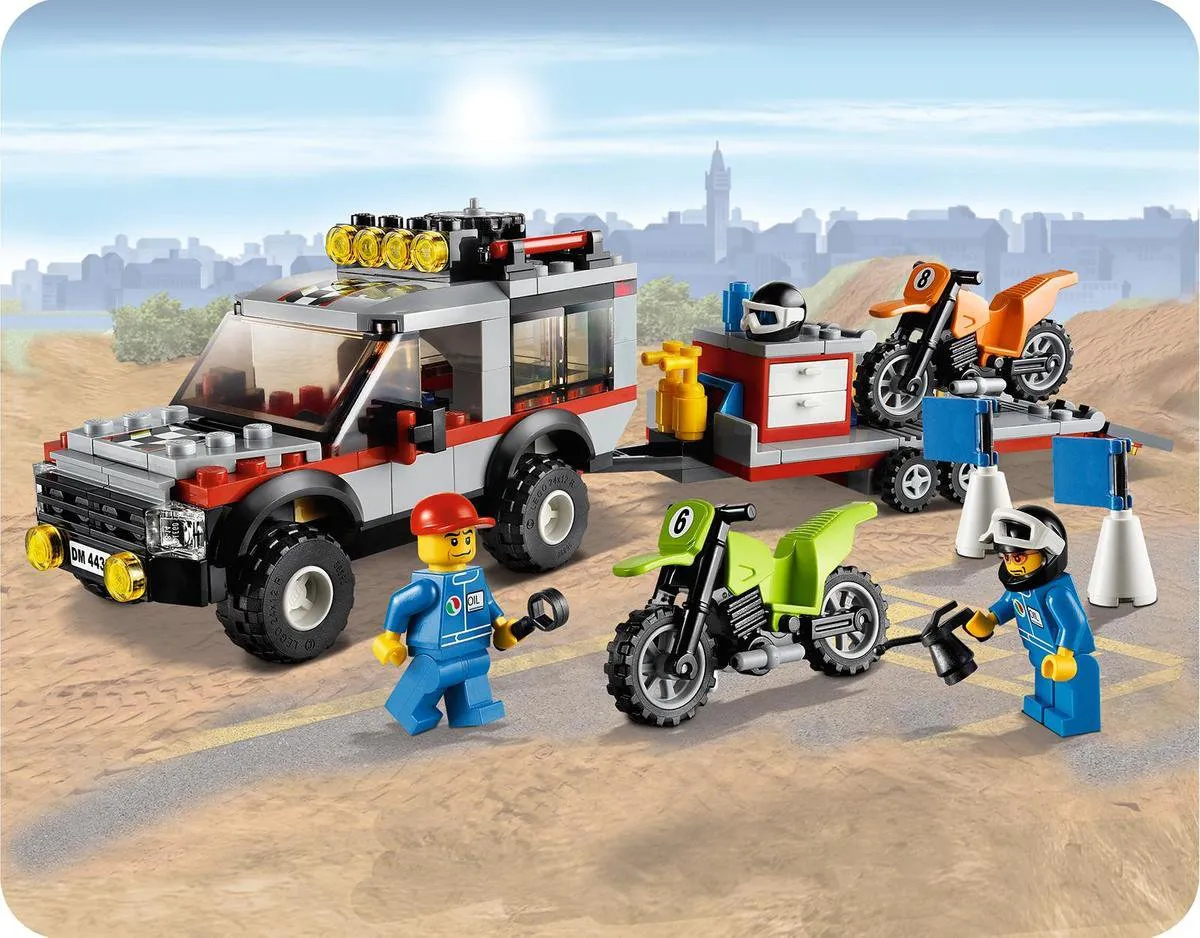 LEGO City Crossmotor Transport 4433 - 201 Stukken