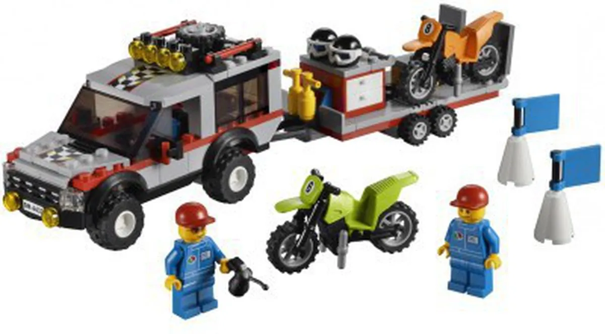 LEGO City Crossmotor Transport 4433 - 201 Stukken