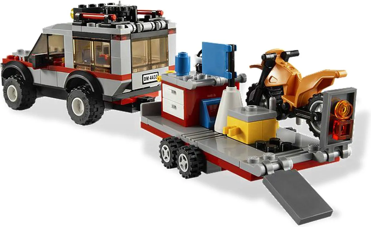 LEGO City Crossmotor Transport 4433 - 201 Stukken