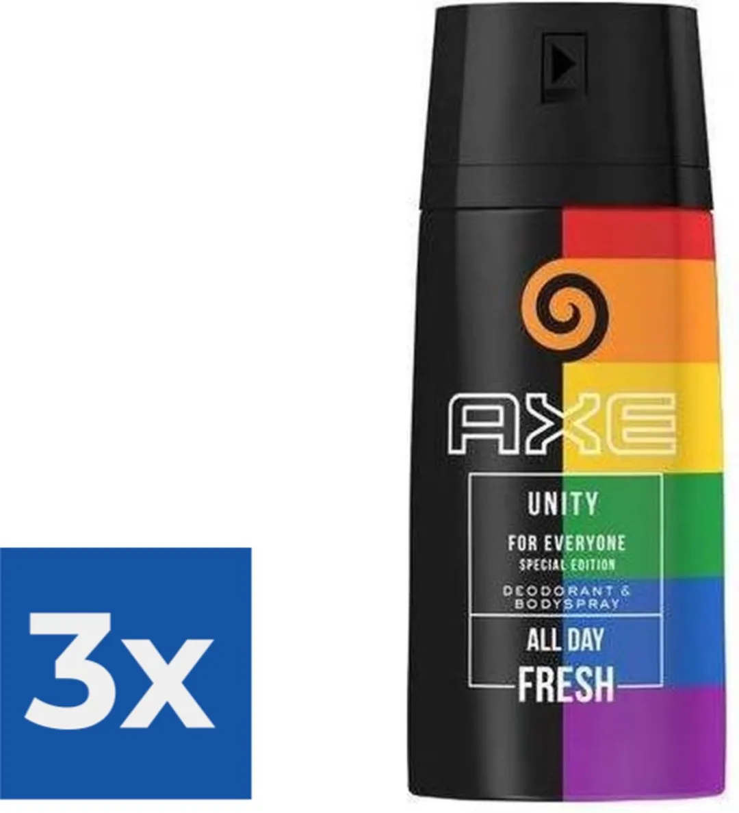 Axe Unite Bodyspray 450ml - 3 Stuks