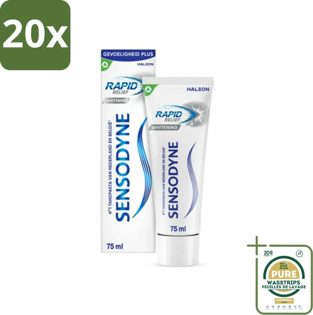 Sensodyne Rapid Relief Whitening Tandpasta 75ml