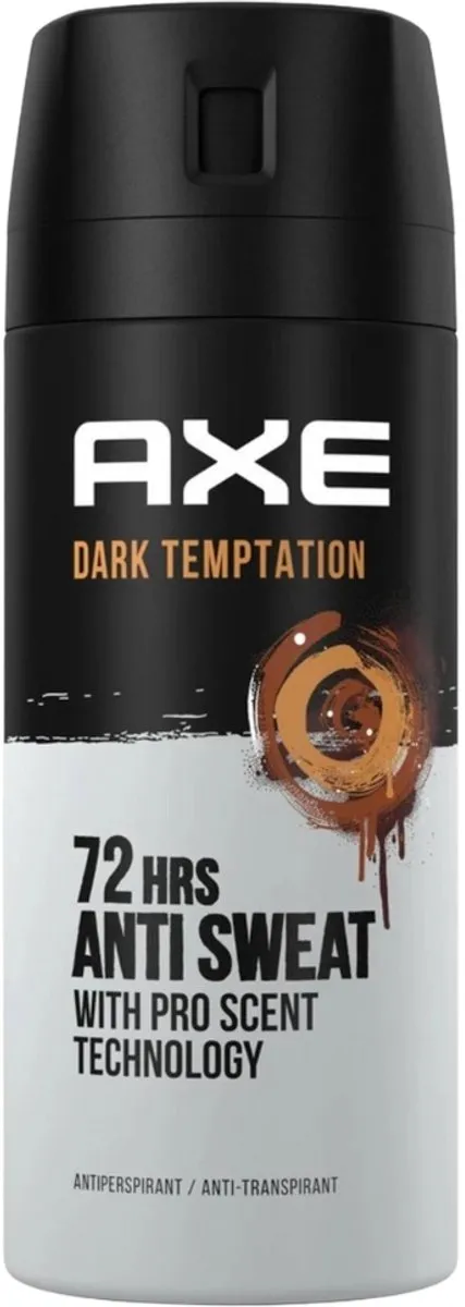 Axe Dark Temptation Deodorant Spray 150ml - 6 Stuks