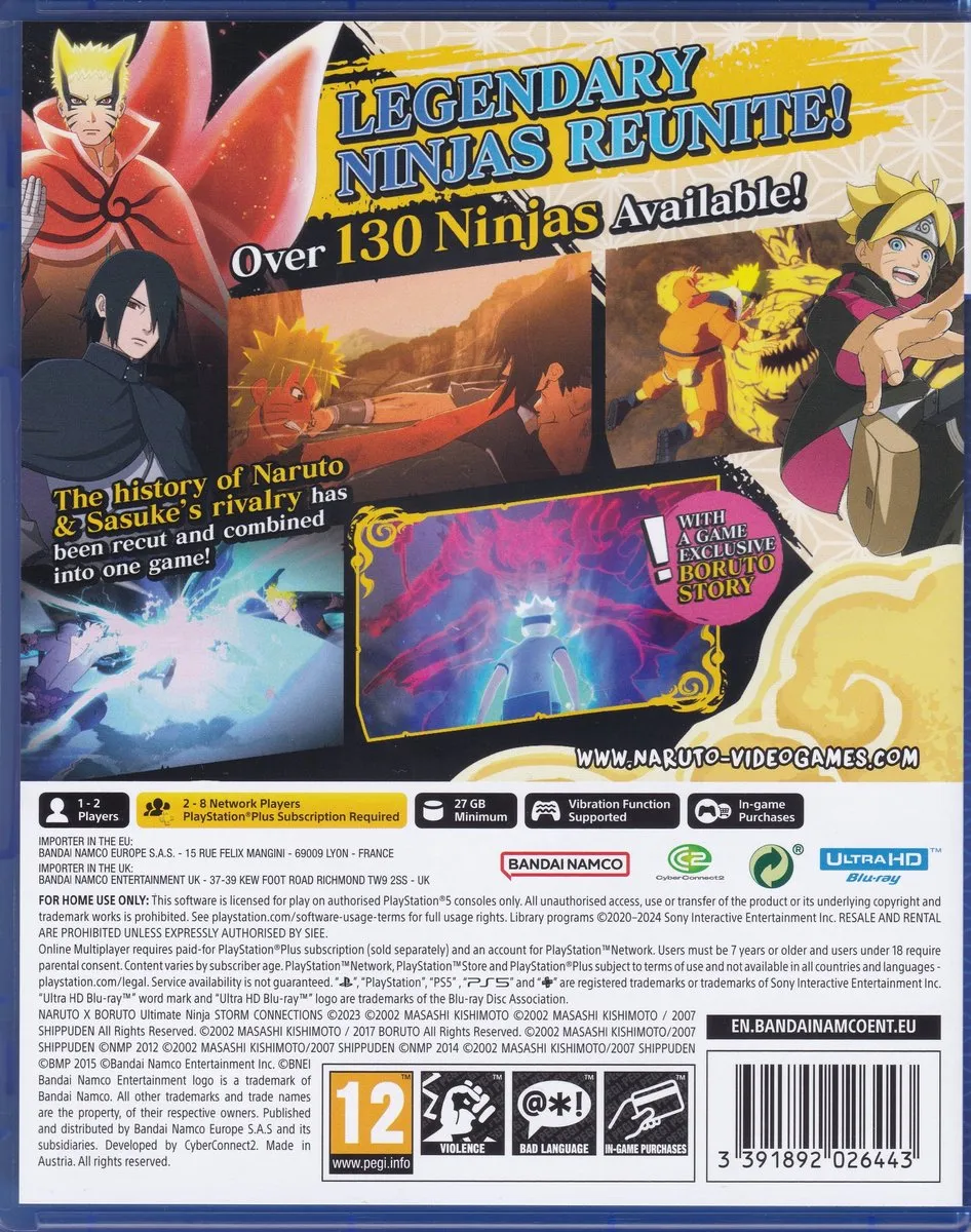 Bandai Namco Naruto x Boruto Ultimate Ninja Storm Connection PS5