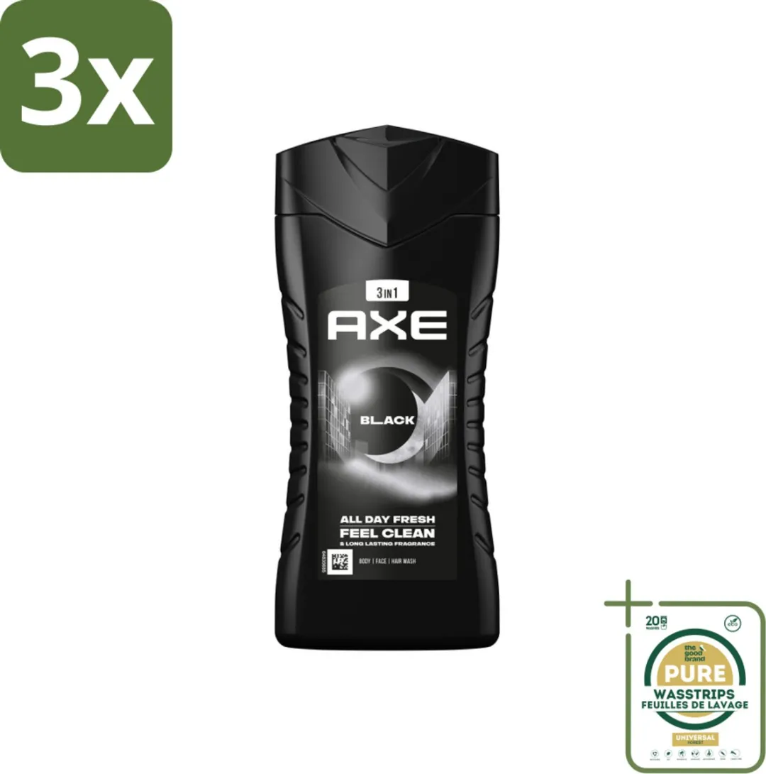 Axe 3-in-1 Douchegel Black 750ml