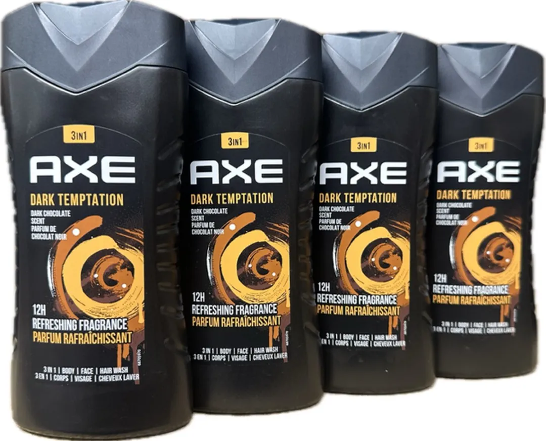 Axe Dark Temptation Douchegel - 4x250ml