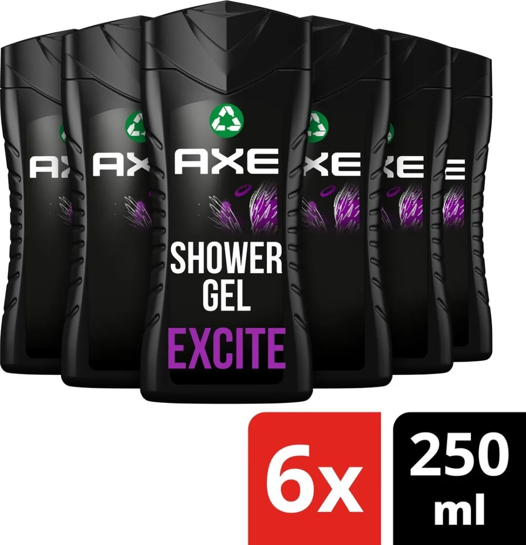 Axe Excite Douchegel - 6x250ml